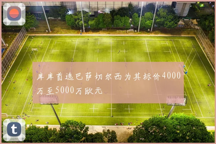 库库首选巴萨切尔西为其标价4000万至5000万欧元